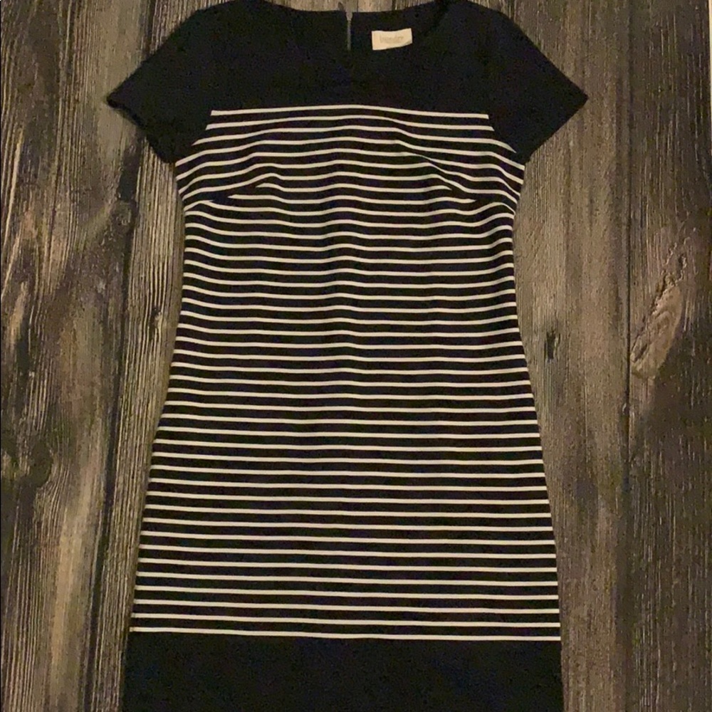Navy Striped Dress size 4